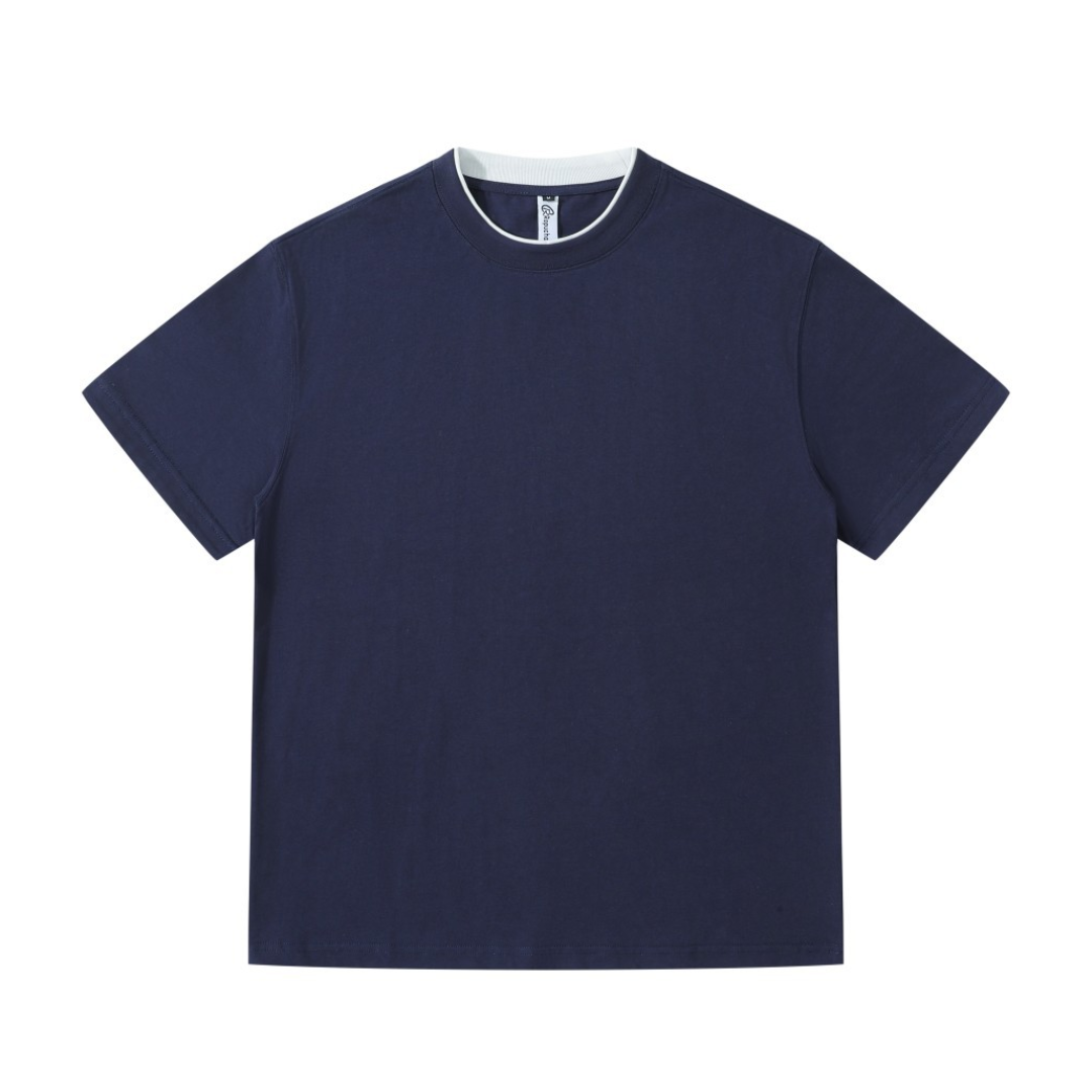 バイカラー　フェイクレイヤード　　Tシャツ　N1613