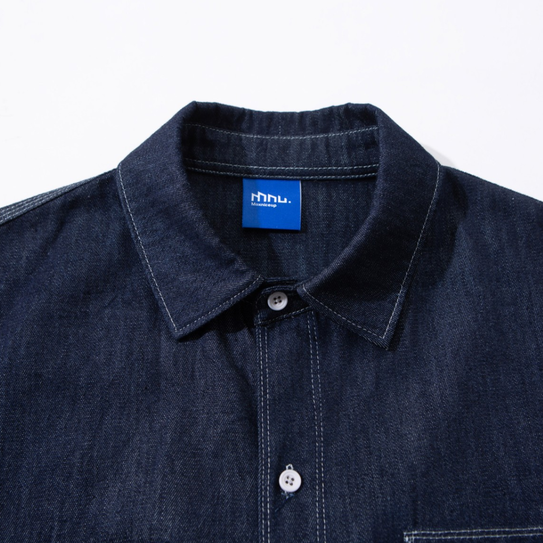 デニム　ワークシャツ　N1037