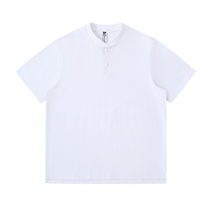 ヘビーウェイト　ヘンリーネック　Tシャツ　N1615