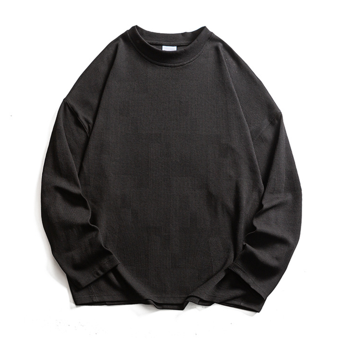 ストレッチカノコ　ランダムパタン　長袖Tシャツ　N1664
