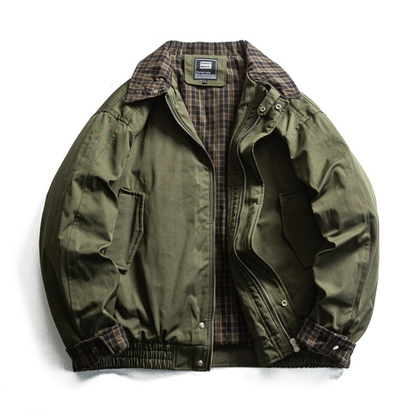 トラッドチェック　パテッド　ジャケット　N937