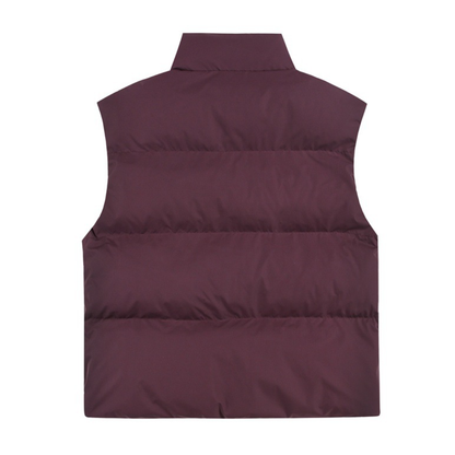 パデッド　ジップアップ　スタンドベスト　N1032