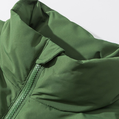 Faux layered wool polo collar knit N748