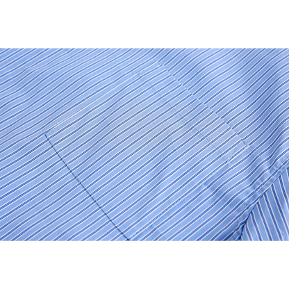 ストレッチ　コットンナイロン　ストライプ　シャツ　N1248