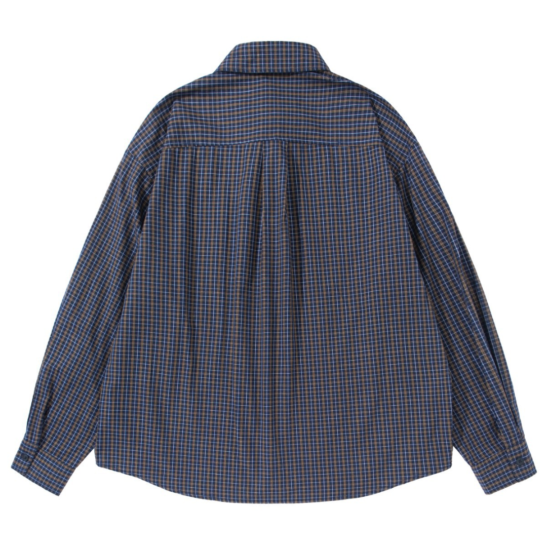 ダッドチェック　ボタンダウンシャツ　N1280