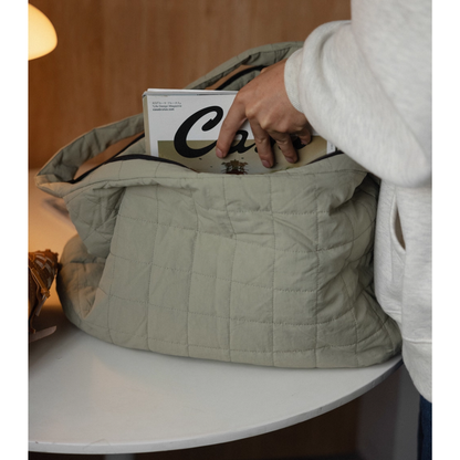 Quilted Big Shoulder Bag N710