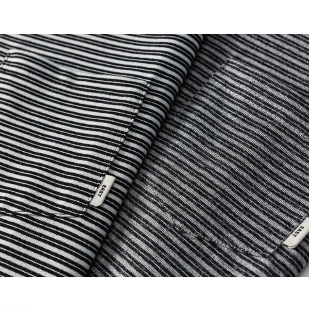リンガーネック　ボーダー　半袖Tシャツ　N300