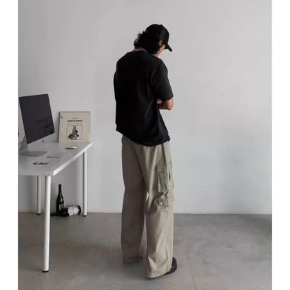 ワイドストレート　カーゴパンツ　C251