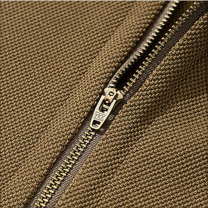 ハーフジップ　カノコポロシャツ  B668