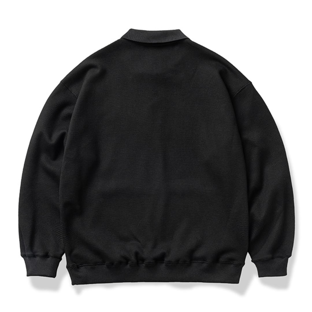 Waffle Half Zip Pullover C194