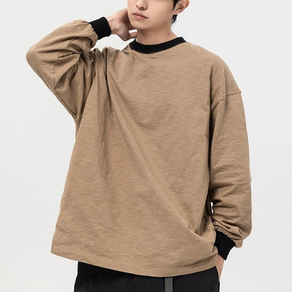 ■バイカラー 長袖Ｔシャツ　B044
