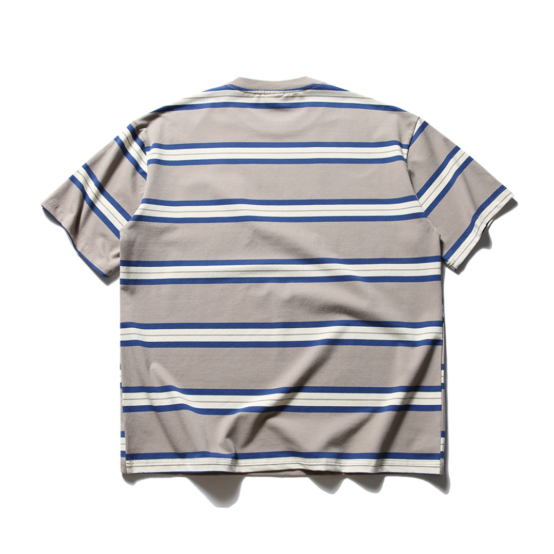 Beerワンポイント　マルチボーダー　Tシャツ　N1528