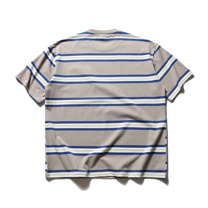 Beerワンポイント　マルチボーダー　Tシャツ　N1528