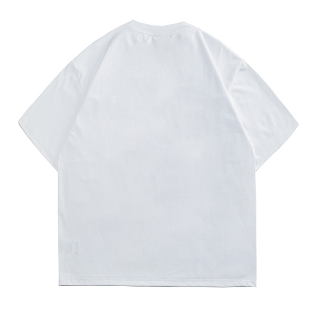 ミニマルロゴ　フロント切り替え　Tシャツ　N407