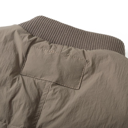 ホワイトダックダウン　リブカラーベスト　N960