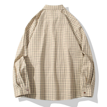 ダブルポケット　レトロチェック　シャツ　N1252