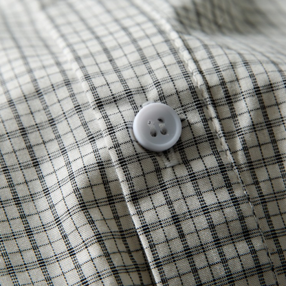 グラフチェック　レギュラーシャツ　N1275