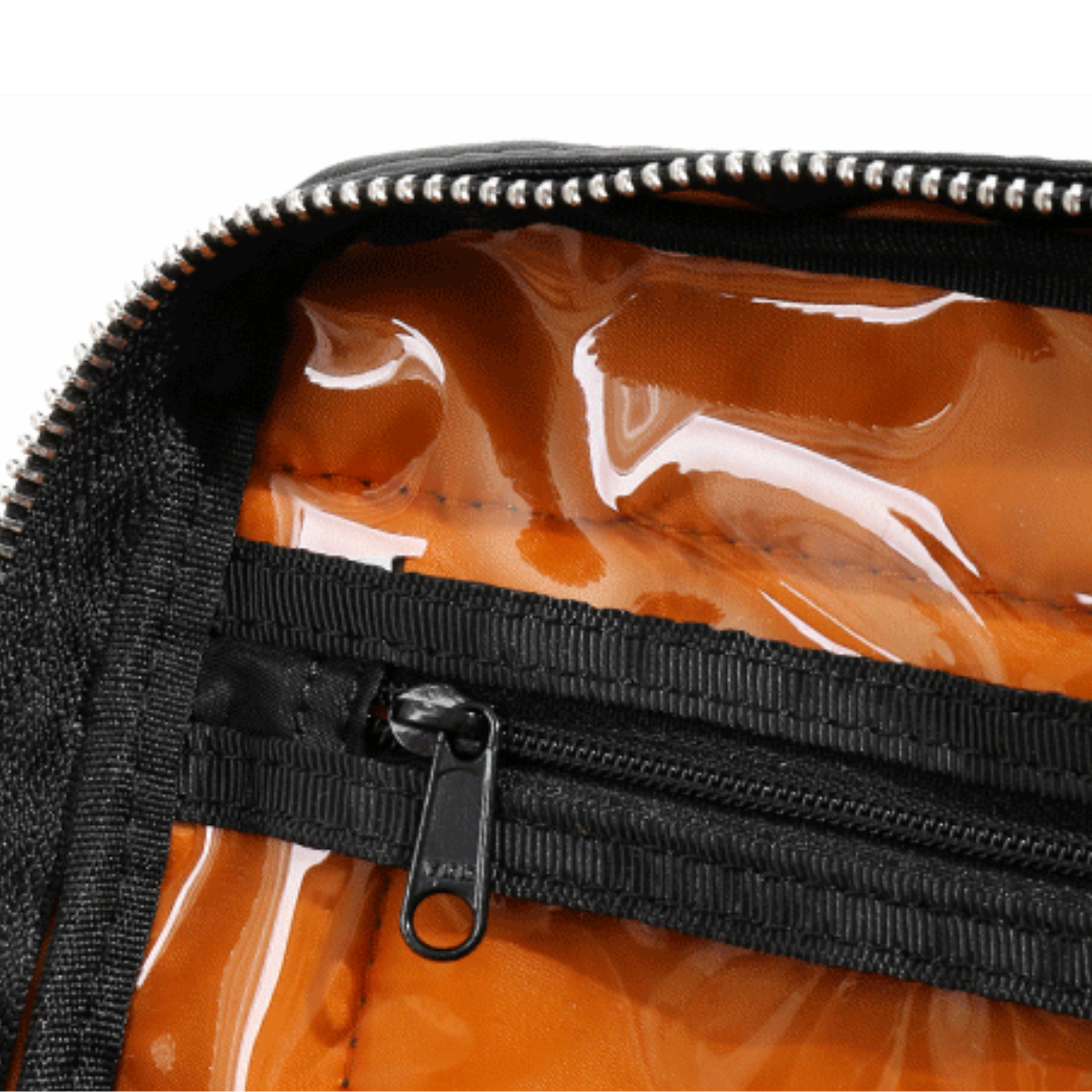 ミリタリーナイロン　ダブルファスナー　ショルダーバッグ　N1122