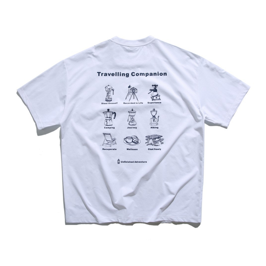 【Travelling Companion】プリント　Tシャツ　N1610