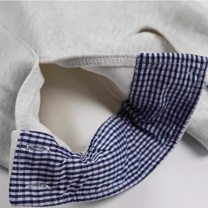 ロールアップチェック　スウェットシャツ　N1331