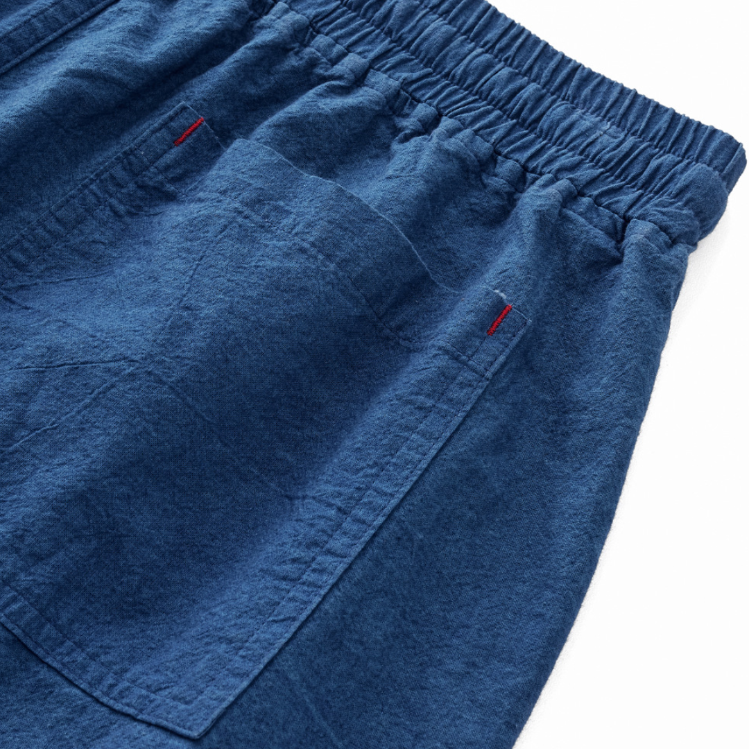 インディゴ染料め　イージーパンツ　N1326