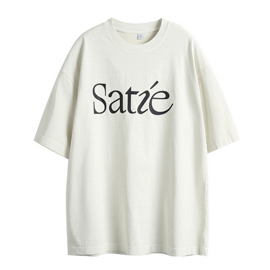 【Satie】プリント　半袖Tシャツ　N405