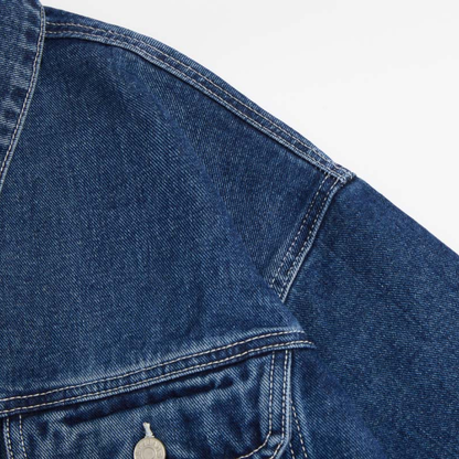 Faux layered wool polo collar knit N748