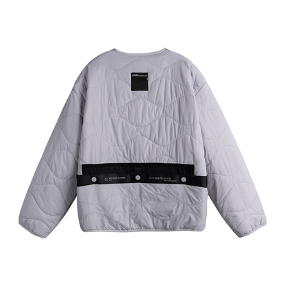 グログラン　ライン　キルティングジャケット　N1015