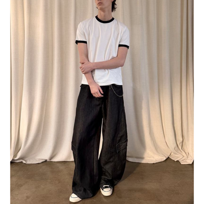 ドライコットン　リンガーTシャツ　N1504