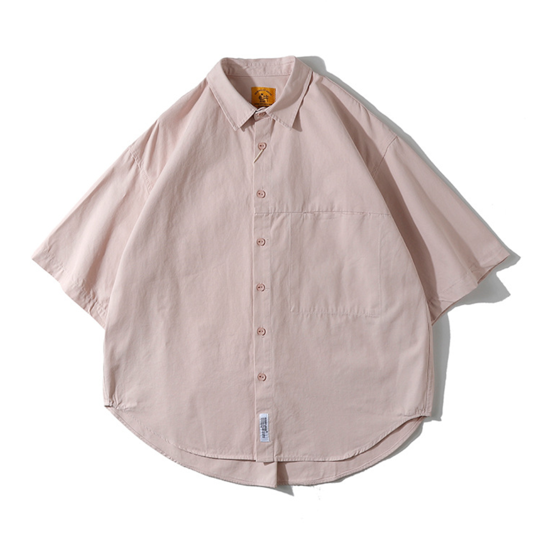 オックス　ワイド　半袖シャツ　N1401