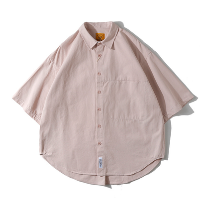 オックス　ワイド　半袖シャツ　N1401