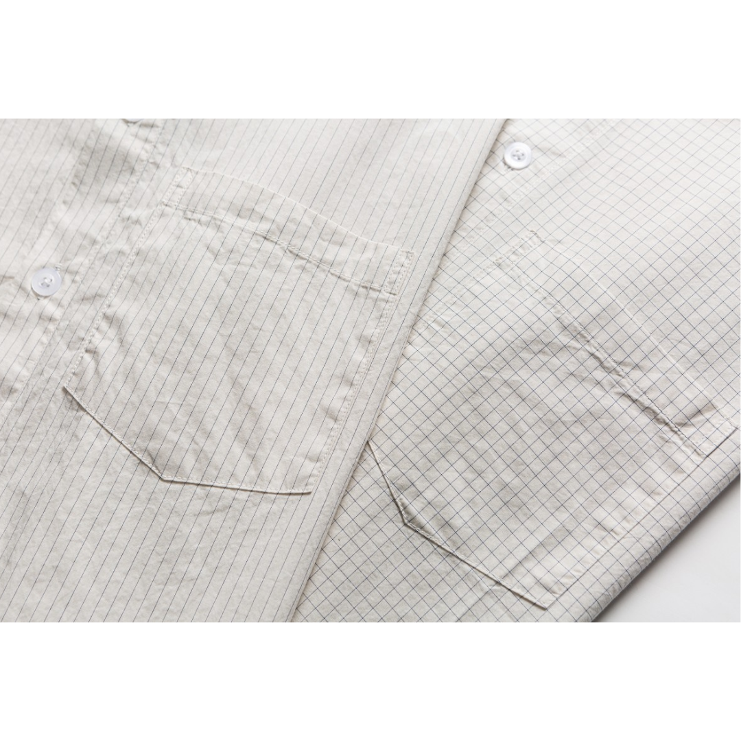 マイクロパターン　レギュラーシャツ　N1276