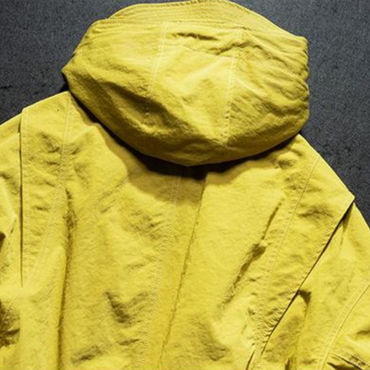 [YMORIGINAL] White Duck Down Detachable Hood/Ribbed Jacket N844