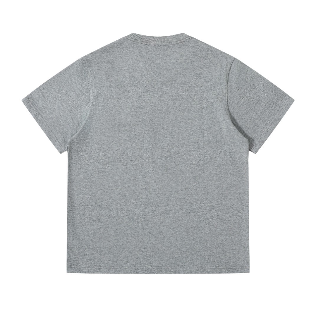 ワンポイントロゴ　フロントジップ　Tシャツ　N1618