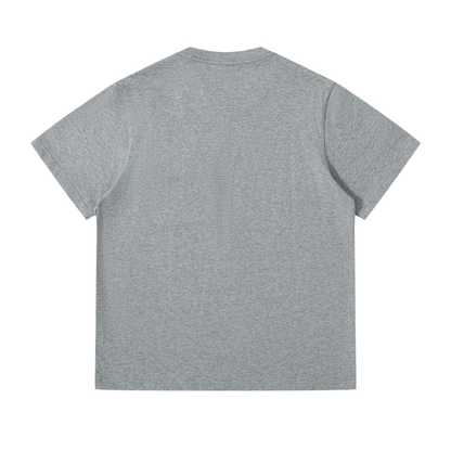 ワンポイントロゴ　フロントジップ　Tシャツ　N1618