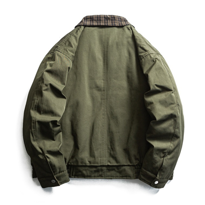 トラッドチェック　パテッド　ジャケット　N937