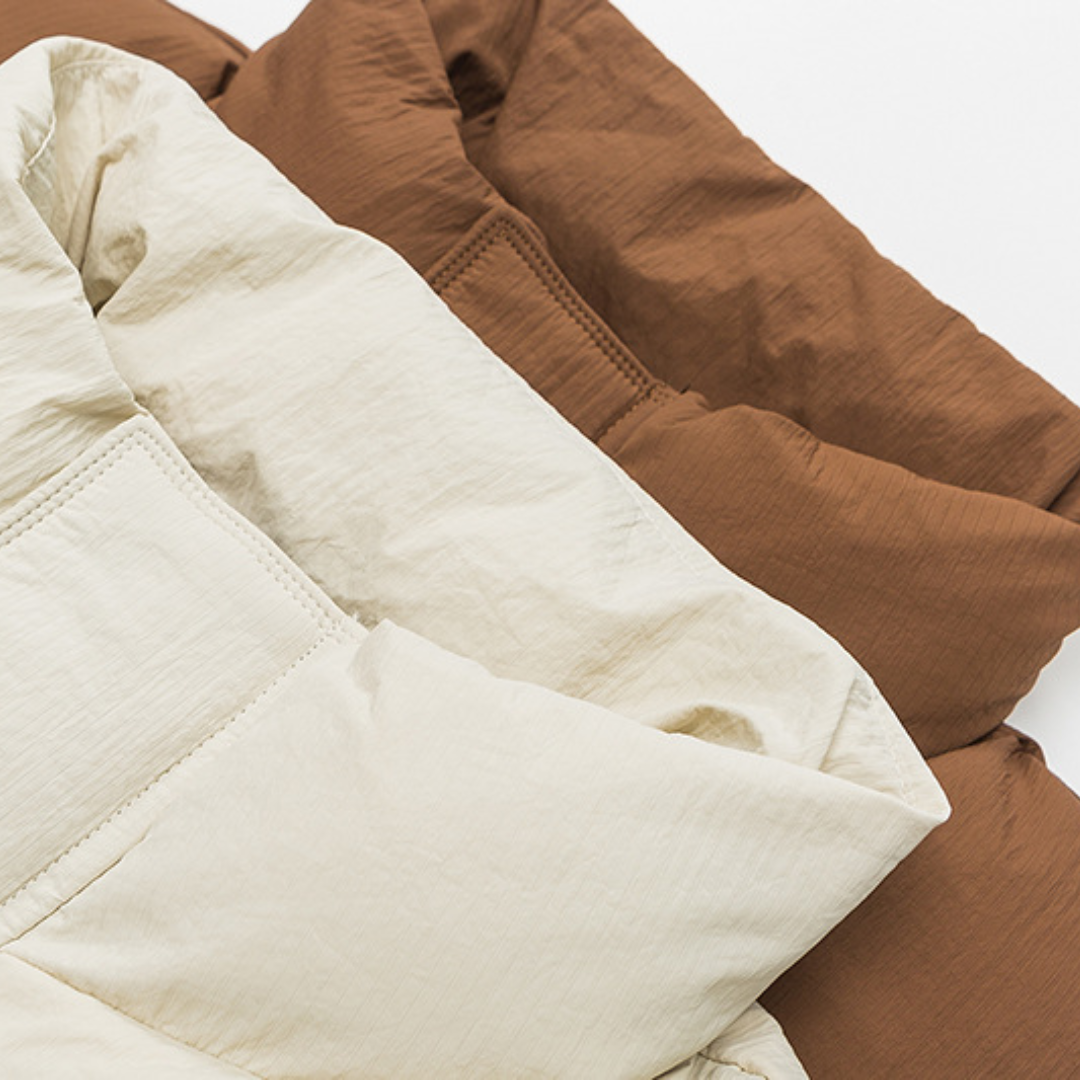 Faux layered wool polo collar knit N748