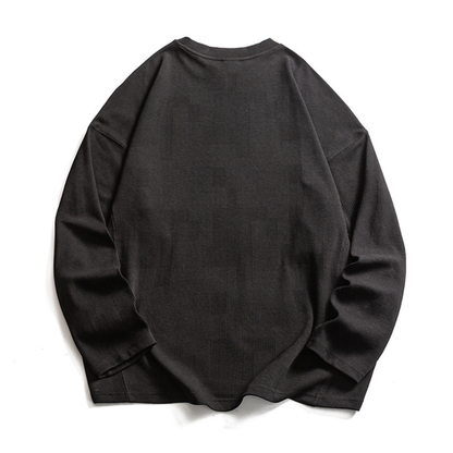 ストレッチカノコ　ランダムパタン　長袖Tシャツ　N1664