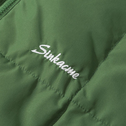 Faux layered wool polo collar knit N748