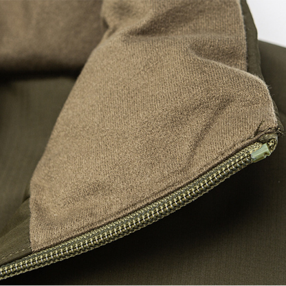 Faux layered wool polo collar knit N748