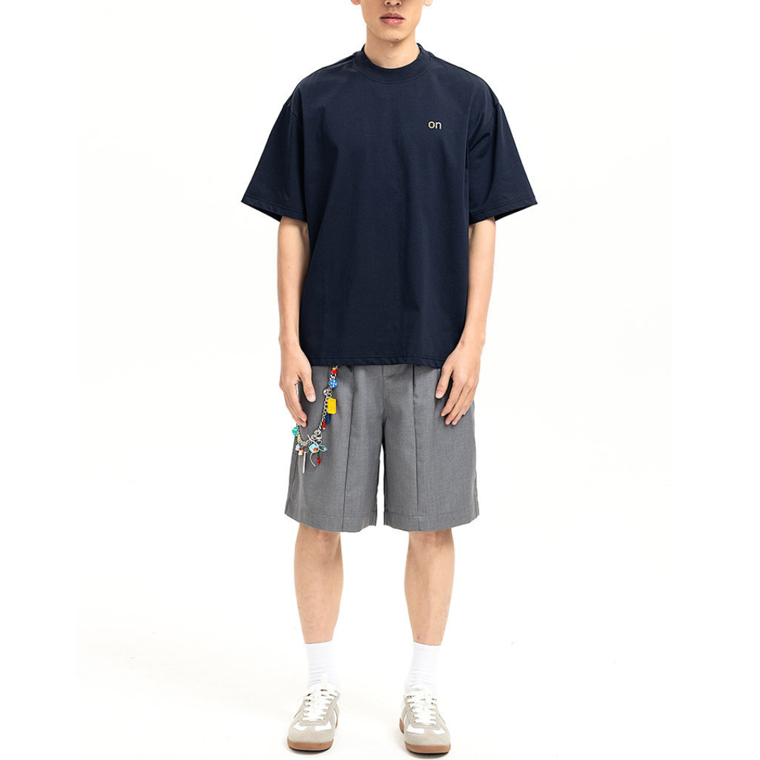 【on】クルーネック　プリントロゴTシャツ　N1622