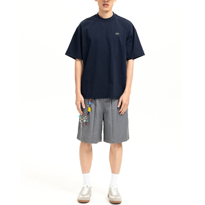 【on】クルーネック　プリントロゴTシャツ　N1622