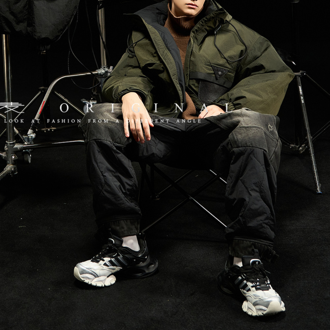 [YMORIGINAL] White Duck Down Washer PE Hooded Jacket N850