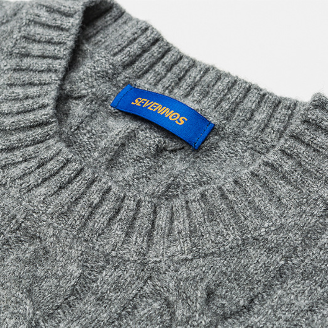 クレイジーケーブル編み　クルーニット　N925