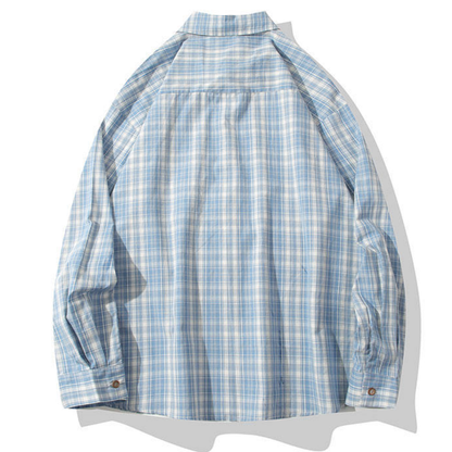 モダンチェック　レギュラーシャツ　N1249