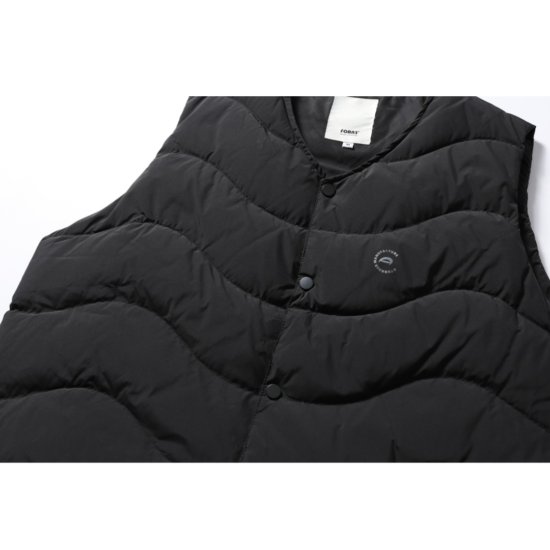 ウェーブステッチ　ダウンベスト　N1278