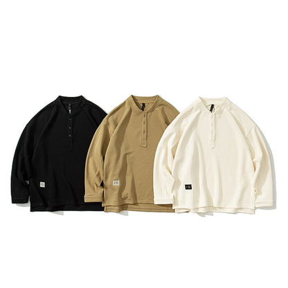 Military ヘンリーネック スウェット　B667