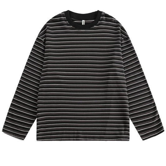 マルチボーダー　長袖Tシャツ　B569