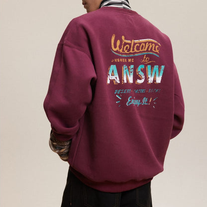 【ANSWER ME】クルースウェット　B712