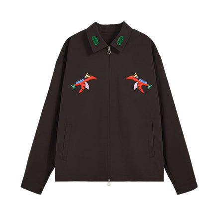 Embroidery　ZIPジャケット　B825